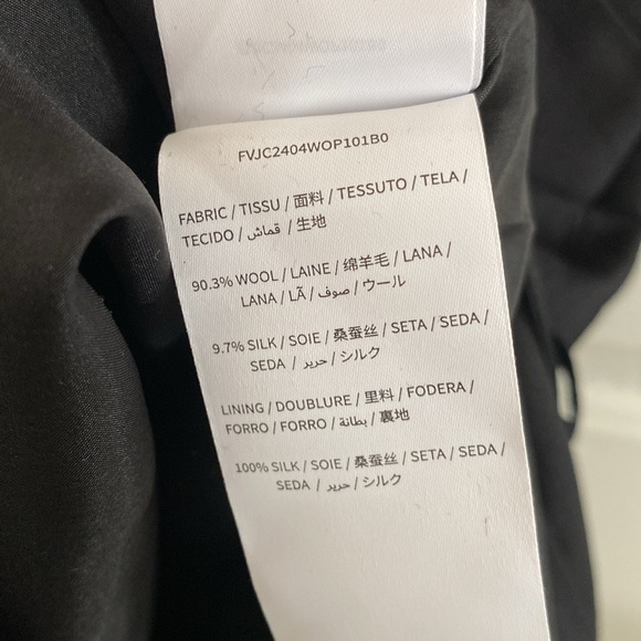 Valeska Valentina Jasso Collado w/ Fabrique Caspian Buckle Dress Wool Silk Blend - Picture 15 of 16